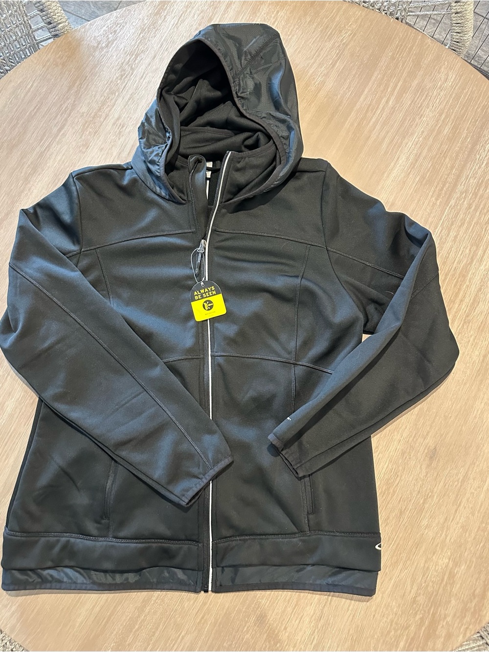 NWT Champion DuoDry Black Hooded Softshell Jacket XXL